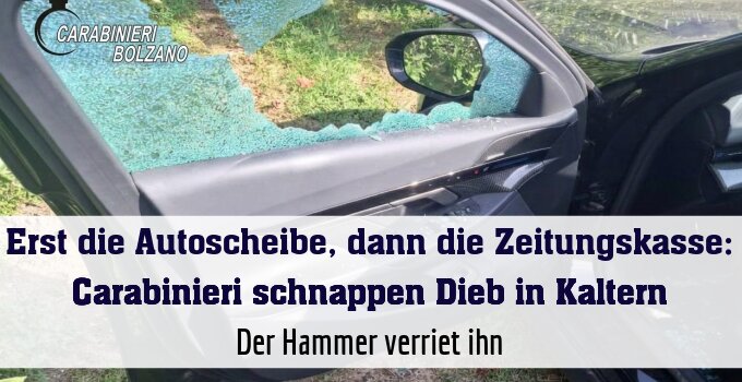Der Hammer verriet ihn