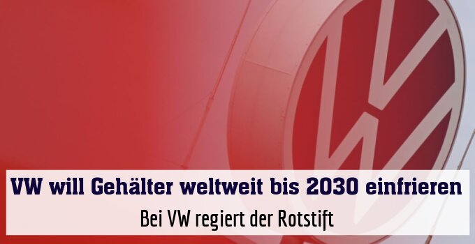 Bei VW regiert der Rotstift