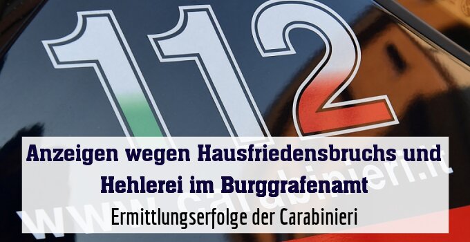 Ermittlungserfolge der Carabinieri