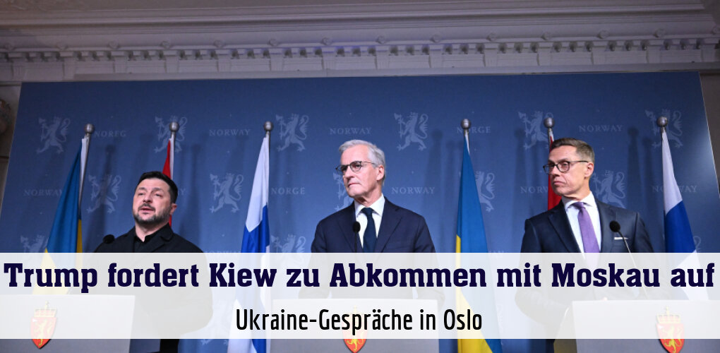 Ukraine-Gespräche in Oslo