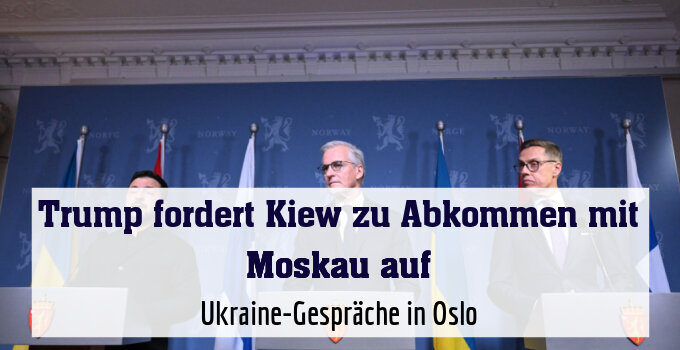 Ukraine-Gespräche in Oslo