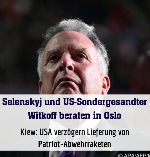 US-Sondergesandter Witkoff trifft Selenskyj in Oslo