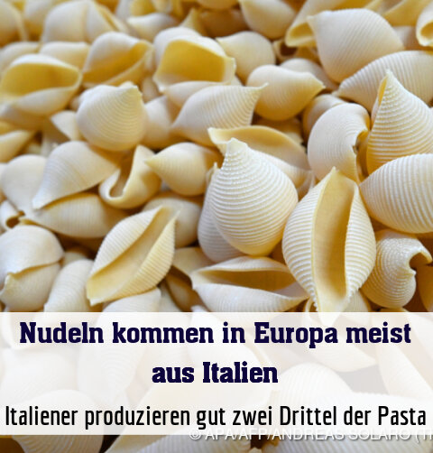 Italiener produzieren gut zwei Drittel der Pasta