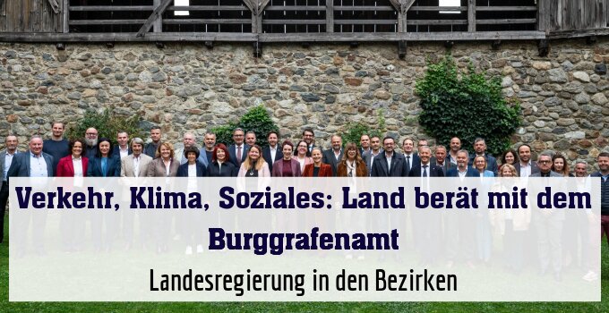 Landesregierung in den Bezirken