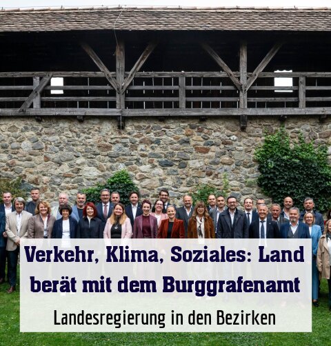 Landesregierung in den Bezirken