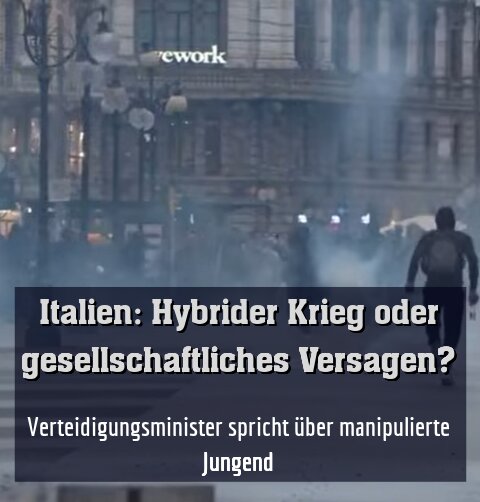 Verteidigungsminister spricht über manipulierte Jungend