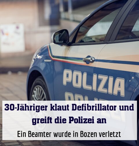 Ein Beamter wurde in Bozen verletzt