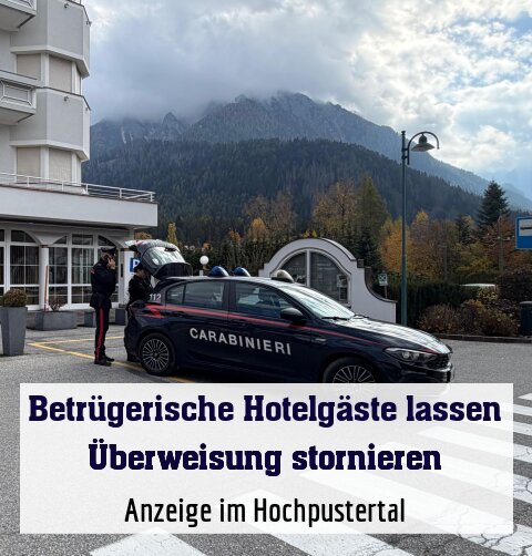 Anzeige im Hochpustertal