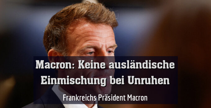 Frankreichs Präsident Macron