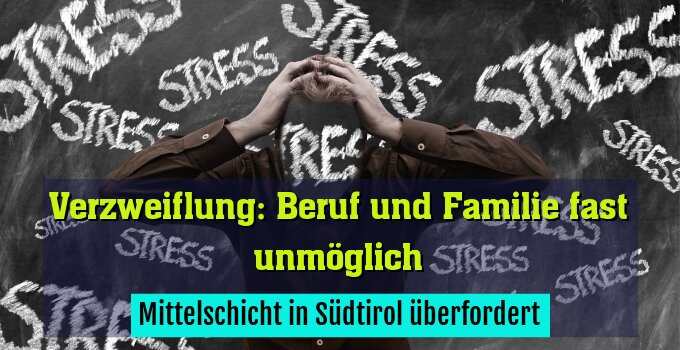 Mittelschicht in Südtirol überfordert