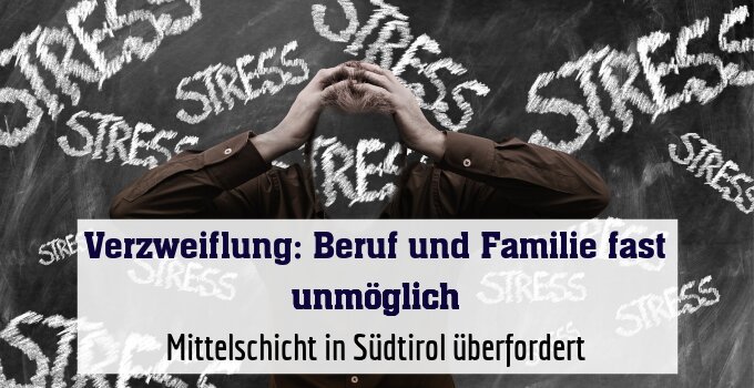 Mittelschicht in Südtirol überfordert