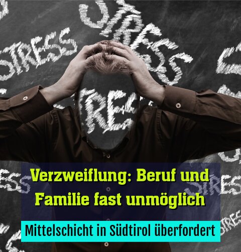 Mittelschicht in Südtirol überfordert