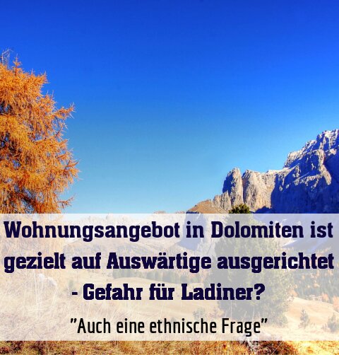 „Auch eine ethnische Frage“