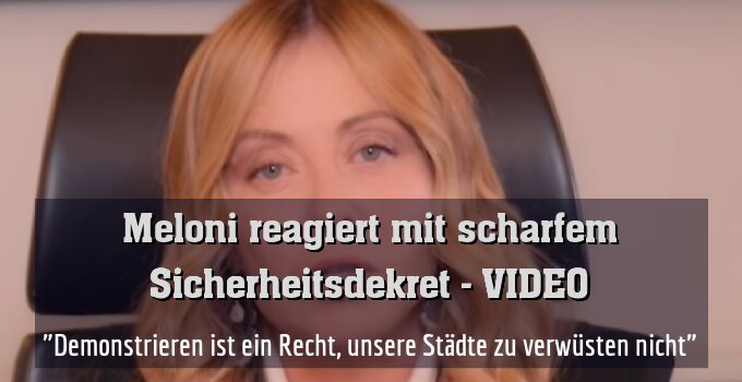 "Demonstrieren ist ein Recht, unsere Städte zu verwüsten nicht"