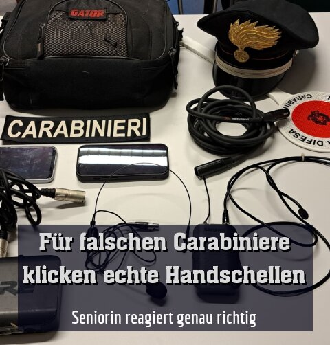 Seniorin reagiert genau richtig