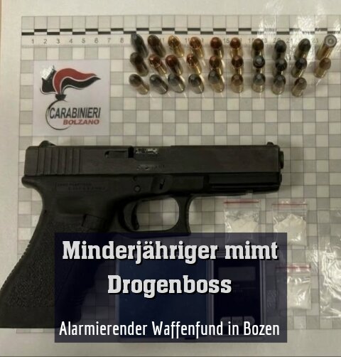 Alarmierender Waffenfund in Bozen
