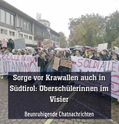 Beunruhigende Chatnachrichten