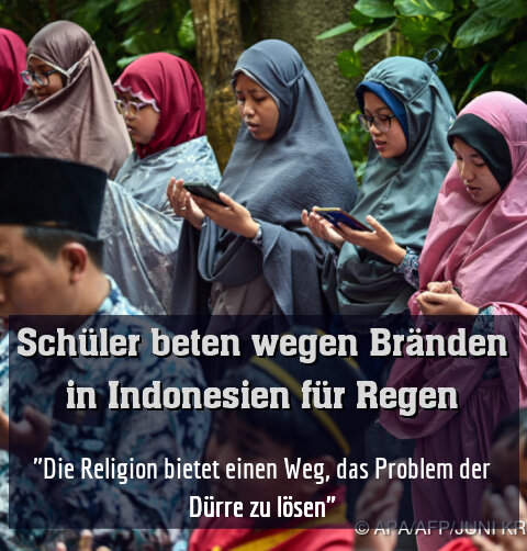 "Die Religion bietet einen Weg, das Problem der Dürre zu lösen"