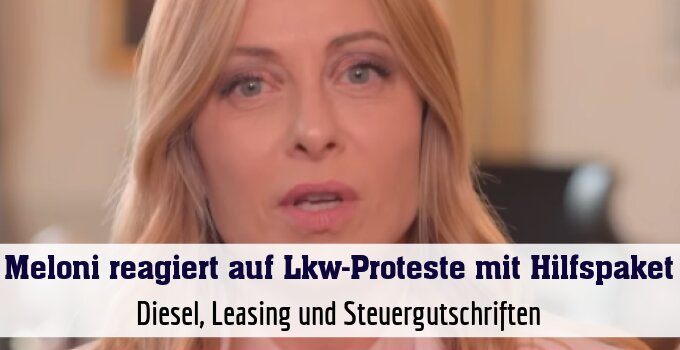 Diesel, Leasing und Steuergutschriften