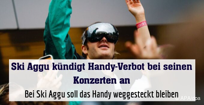 Bei Ski Aggu soll das Handy weggesteckt bleiben