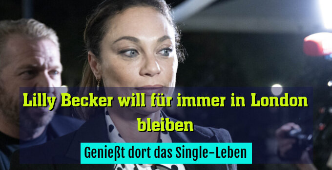 Genießt dort das Single-Leben