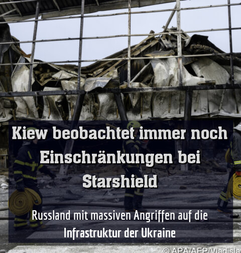 Russland mit massiven Angriffen auf die Infrastruktur der Ukraine