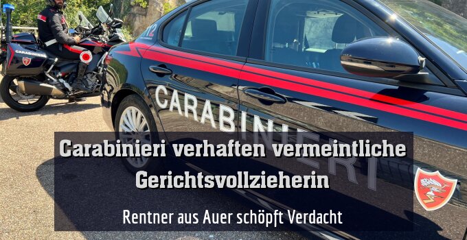 Rentner aus Auer schöpft Verdacht