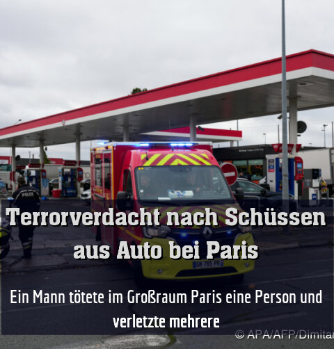 Ein Mann tötete im Großraum Paris eine Person und verletzte mehrere