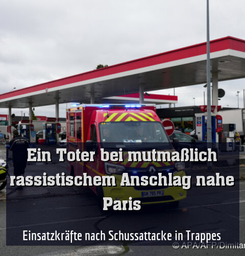 Einsatzkräfte nach Schussattacke in Trappes