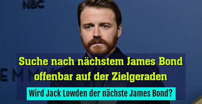 Wird Jack Lowden der nächste James Bond?
