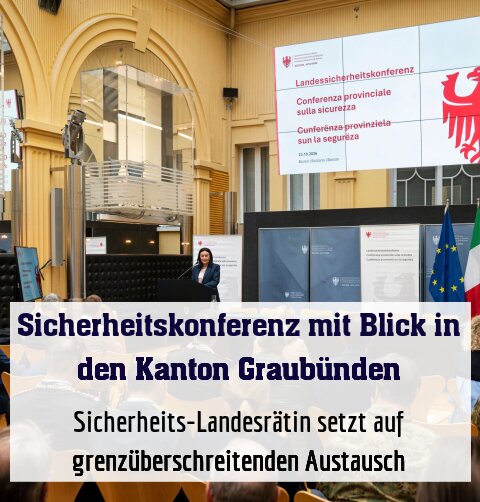 Sicherheits-Landesrätin setzt auf grenzüberschreitenden Austausch