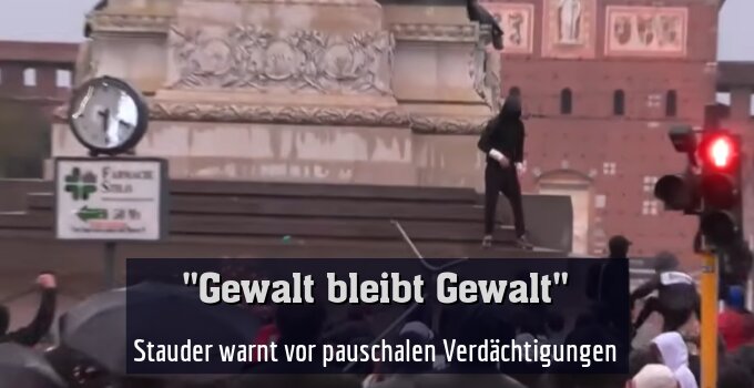 Stauder warnt vor pauschalen Verdächtigungen