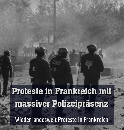 Wieder landesweit Proteste in Frankreich