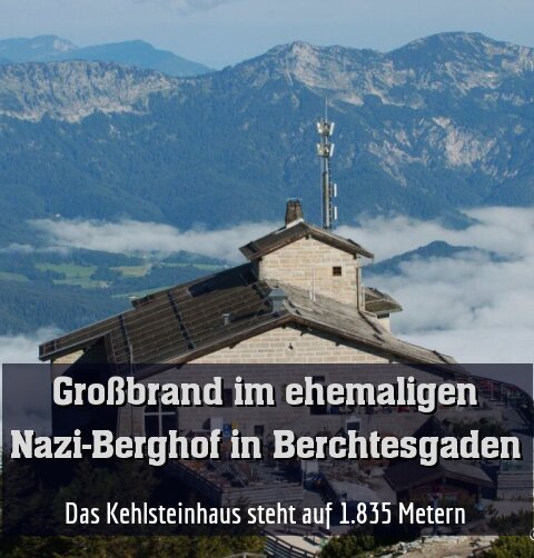 Das Kehlsteinhaus steht auf 1.835 Metern