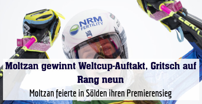 Moltzan feierte in Sölden ihren Premierensieg