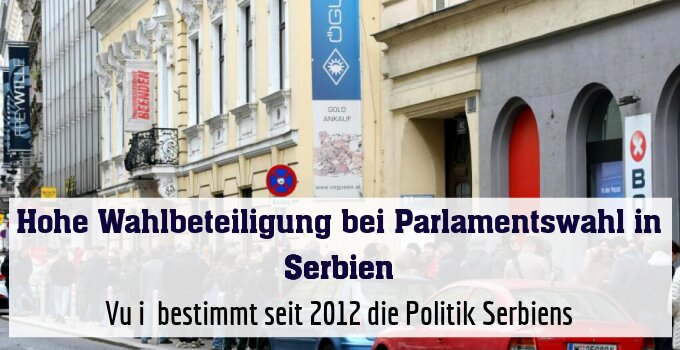 Auch in Wien standen die serbischen Wähler Schlange