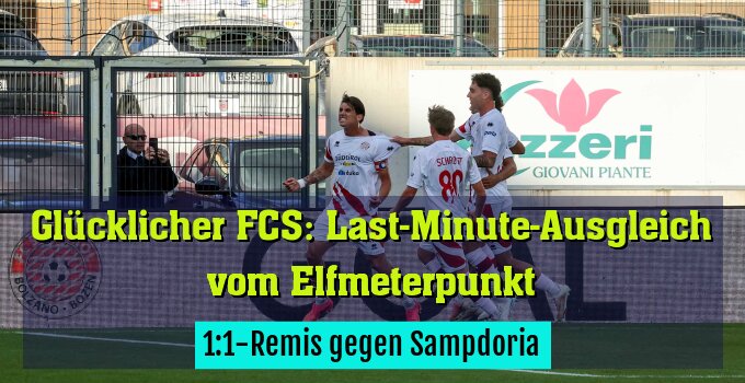 1:1-Remis gegen Sampdoria