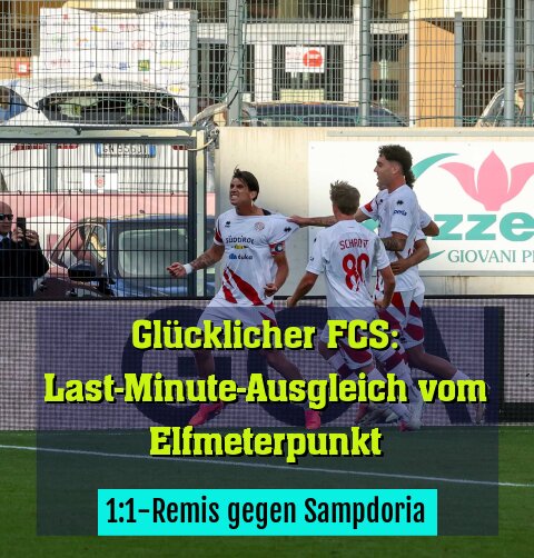 1:1-Remis gegen Sampdoria