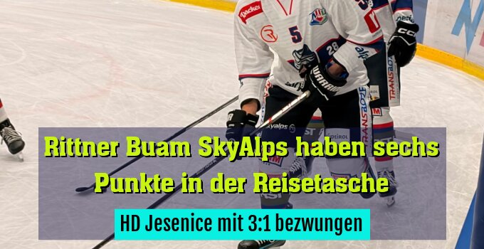 HD Jesenice mit 3:1 bezwungen