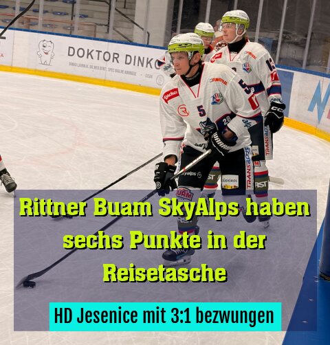 HD Jesenice mit 3:1 bezwungen