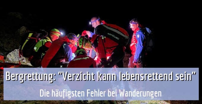 Die häufigsten Fehler bei Wanderungen
