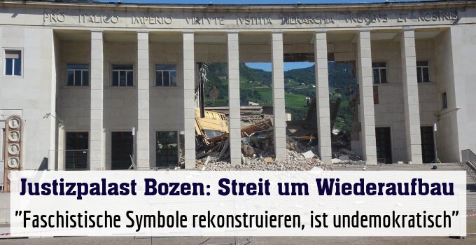 "Faschistische Symbole rekonstruieren, ist undemokratisch"