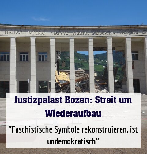 "Faschistische Symbole rekonstruieren, ist undemokratisch"