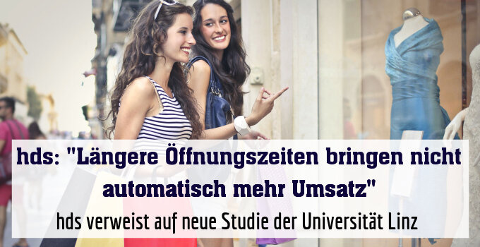 hds verweist auf neue Studie der Universität Linz 