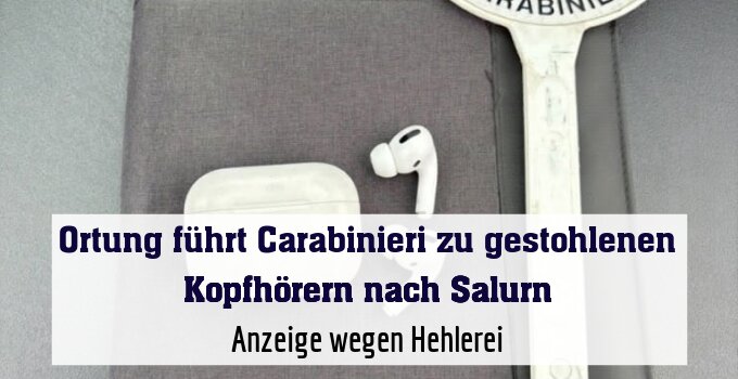 Anzeige wegen Hehlerei