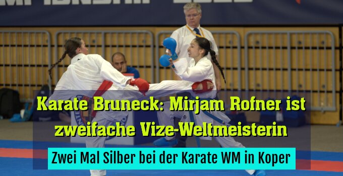 Zwei Mal Silber bei der Karate WM in Koper
