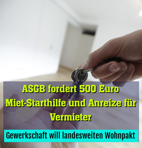Gewerkschaft will landesweiten Wohnpakt