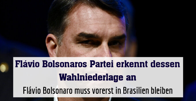 Flávio Bolsonaro muss vorerst in Brasilien bleiben
