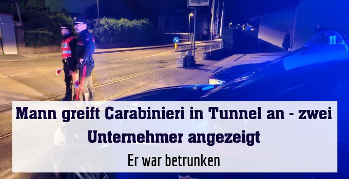 Er war betrunken
