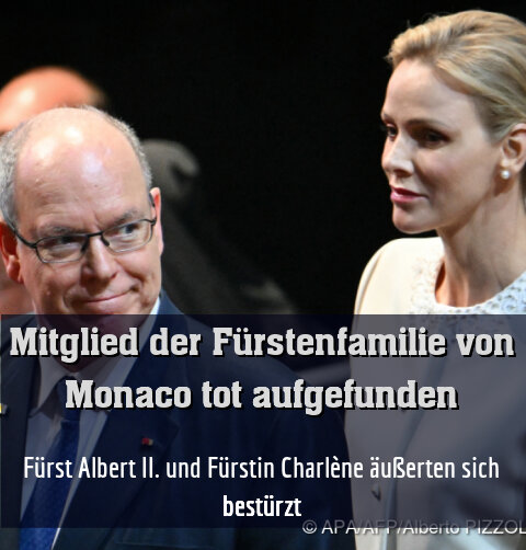 Fürst Albert II. und Fürstin Charlène äußerten sich bestürzt